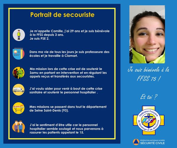 [PORTRAIT DE BÉNÉVOLE N°1]
 De nombreux secouristes de l&rsquo;AMNS – FFSS 75 sont eng…