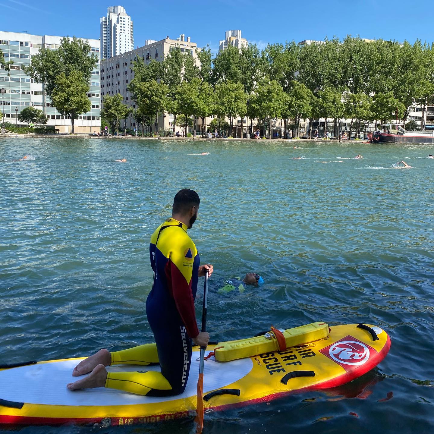 L’Open Swim Star de Paris a fait son grand retour samedi et dimanche dernier  Ce sont 7 courses en eau libre dans le Can…