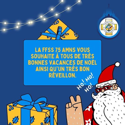 En ce début de vacances, toute la FSS 75 AMNS tenait à vous souhaiter de bonnes fêtes de Noël.   Les bureaux seront enc…